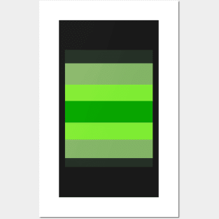 Green Stripe Posters and Art
